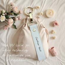 1pc Customized Creative PU Leather Keychain, Personalized Unique Keyring Gift For Friends, Family, And Loved Ones, Made With UV Printing Technique, Dawg, Engraved, Sequines, Stainless, Vintage, Casual, Unisex, Hipster, Old Money, Stylish, Custom, Personalized, Unique, Customized, Ideal Gifts For Him, Ideal Gifts For Her, Boyfriend, Friends, For Anniversaries, For Birthdays, For Weddings, For Graduation, For Housewarming, Personalized Gifts For Women/Men, Personalized/Customized Keychain