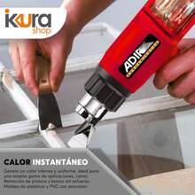 Adir Pistola Calor 600°c 1500W 807 - Rojo - Ver 4