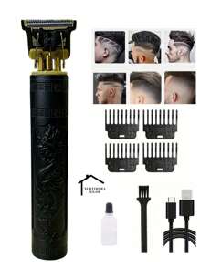 Afeitadora eléctrica y recortadora de barba 2-en-1 para hombres, maquinilla de afeitar recargable USB multifunción con 3 cabezales - Portátil para uso en el coche barberia, Cortadoras De Cabello Perfiladora Maquinas De Cortar Cabello Cortapelos, Recortadora de cabello eléctrica recargable, LFQ-01.