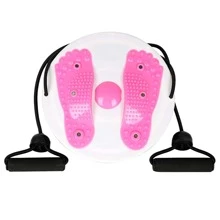 NetHong Waist Twisting Disc, Waist Slimming Balance Rotating Disc Board With Drawstring - Pink - View 10