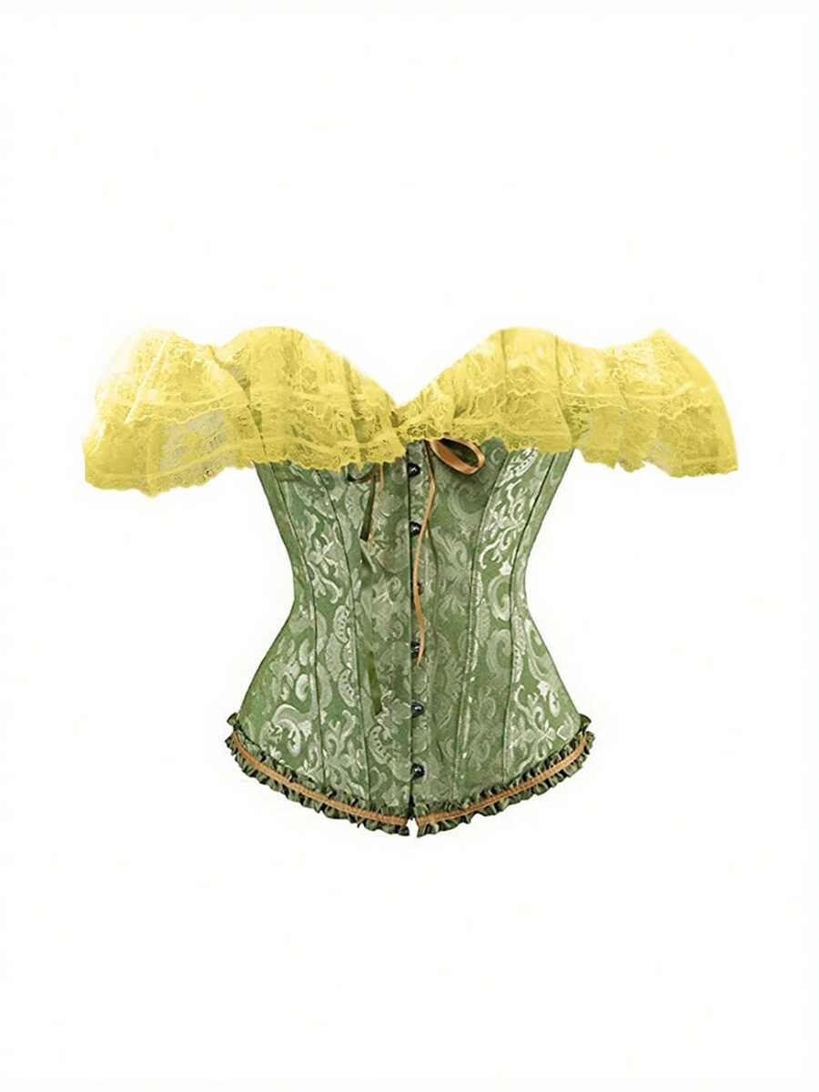 Women's Waist Corset One Shoulder Lace Corset