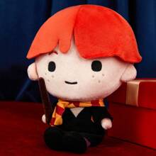 Miniso 7.9英寸哈利波特魔法世界經典角色可收藏毛絨玩具-羅恩韋斯萊 - 橘色 - 查看 3