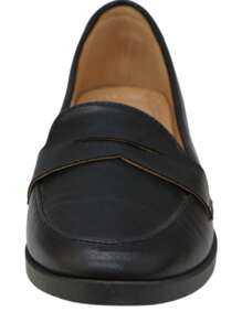 Giày lười da mềm - màu đen - Xem 4