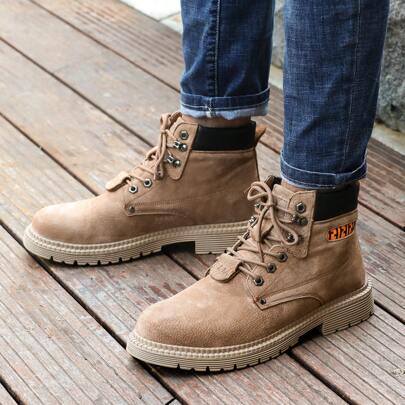 Labor Protection Shoes Men's Tooling Series Anti-Smash Anti-Puncture Protection Toe Low-Top Steel Baotou Brown