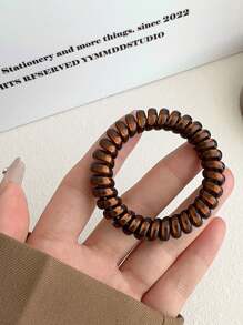 5pcs High Elasticity Spiral Snag-Free Hair Ties, Seamless Hair Ties, Oversized Hair Scrunchies, Ponytail Holder Accessories Ponytail Holders, Hair Bobbles ,Gym Sport Outfit