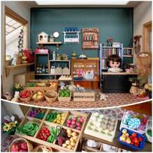 10pcs Random Miniature Clay Fruits For 1_12 Dollhouse Accessorizes And DIY Micro Scenes - Random Colors and Styles - View 8