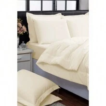 200 Thread Count Natural Cotton Queen Duvet Soft Touch - 香檳色 - 查看 2