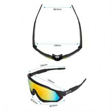 SCVCN Occhiali da ciclismo per bicicletta SCVCN, classici, per uomo e donna, adatti per mountain bike, bici da strada, attività all'aperto come sport, pesca, escursionismo, vacanze, campeggio
