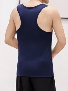 Camiseta de tirantes de compresión deportiva para hombres, camiseta interior ajustada y transpirable, chaleco de fitness de verano