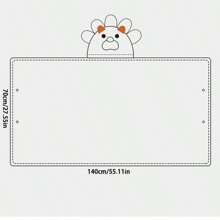 1 件卡通动物多功能婴儿连帽浴袍，轻质连帽沙滩巾，柔软舒适的睡衣，适合游泳池、海滩、旅行和冒险夏季、假期