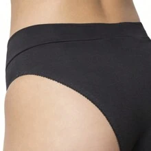 Kit 5 Panties Waistband Lingerie Cotton Comfortable Reinforced Compression