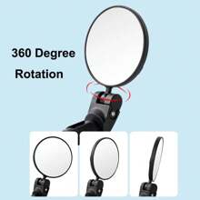 1 Pair Foldable Convex Bicycle Rearview Mirrors, Suitable For Mountain And Road Bikes, Cycling Accessories - Multicolor - View 4