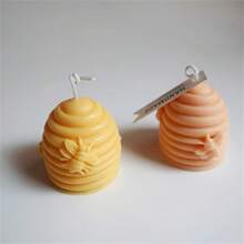 1pc 3D Bee Hive Molds, For Wax Candles, Soap, Bath Bombs, Plaster Crafts