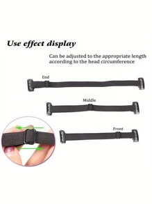 2pcs/Set Adjustable V-Line Face Lift Strap - Elastic Anti-Wrinkle Eye & Forehead Tightening Band, Invisible Headband Instantly Shapes Facial Contour