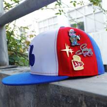 1/2/3/4/6PCS Golf Cap Clip Z Prostym Metalowym Nowym Pinem Z Kreskówki, Zabawna Dekoracyjna Pin, Odznaka Czapki Golfowej, Dekoracja Czapki Baseballowej, Kreatywne I Modne Litery, Prezent Dla Przyjaciela - Wielokolorowe - Zobacz 10