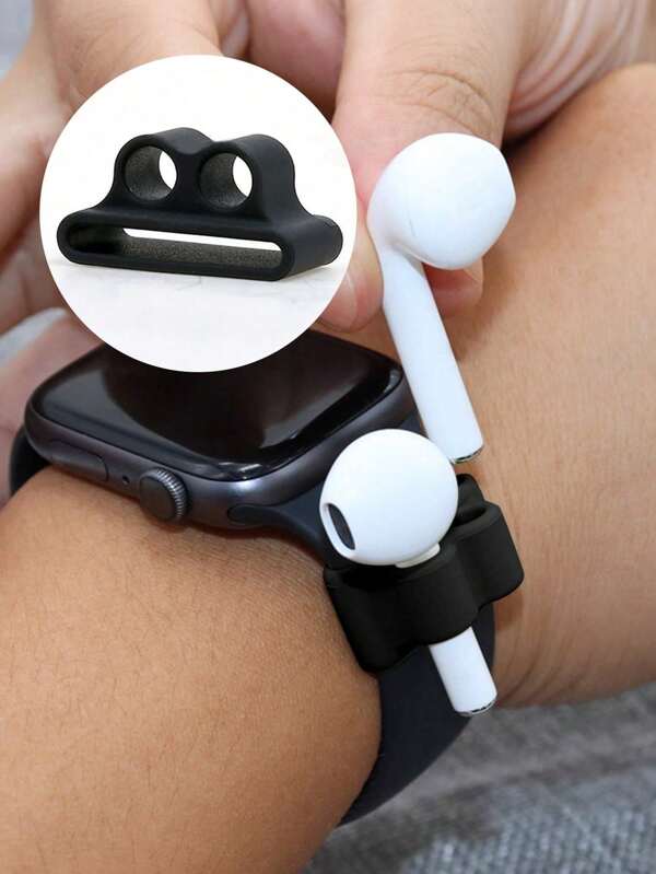 Watchband Anti-Lost Silicone Earphone Holder Compatible With Airpods