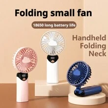 Quạt cầm tay Halter mới, Mini di động, Sạc qua USB, Thời gian chạy 7 giờ, Động cơ không chổi than êm ái, Siêu êm 30dB, 5 tốc độ gió, Thiết yếu cho gia đình, nhà bếp, phòng tắm, phòng ngủ, ban công, văn phòng, doanh nghiệp, cắm trại, trường học, thư viện, rạp chiếu phim, du lịch, ngoài trời, Nhiều màu sắc, Quà tặng hoàn hảo cho bé trai, bé gái, bạn trai, bạn gái, cặp đôi, chồng, vợ, Tốt nhất cho sinh nhật, ngày lễ tình nhân, lễ Phục sinh, kỳ nghỉ hè - Nhiều màu - Xem 2