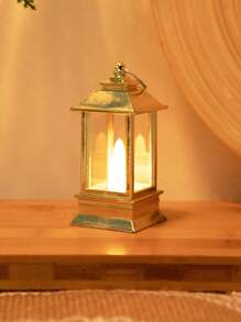 1/2/3 szt. Retro Mini Dekoracyjna Lampa Latarnia z Migoczącą Świecą LED, Dekoracyjna Mini Lampa Wiatrowa z Baterią, Dekoracja Stołu, Wystrój Domu, Wystrój Sypialni, Wisząca Lampa Nocna, Dekoracja Ścienna, Nadaje Się Na Wesele, Dekoracje Świąteczne, Świąteczna Lampa Latarnia