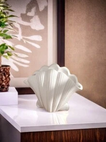 1 件扇贝形家居装饰品、房间装饰、书桌展示、卧室、客厅 - 白色 - 查看 4