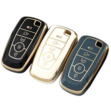 1 Pc For Ford Key Fob Cover TPU Key Case Full Protector Compatible With Ford For Fusion For Explorer For Escape For F150 For F250 For F350 For F450 For F550 For Edge For Expedition Dustproof And Anti Fall High-End Fashionable Keybag - Single Pack - View 13
