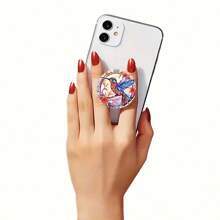 1 pezzo Supporto per telefono cellulare con disegno dipinto di colibrì, supporto universale in plastica per telefono, staffa regolabile, facile da installare e rimuovere, adatto per viaggi di lavoro, viaggi e attività all aperto