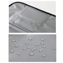 Cambiador de pañales portátil para viajes al aire libre, regalo de bebé nuevo, colchoneta cambiadora de pañales impermeable con bolsillo para toallitas húmedas, diseño bohemio arcoíris y sol, adecuado para bebés recién nacidos niños y niñas