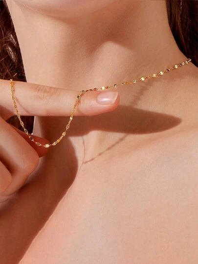 1 pieza Collar de acero inoxidable brillante con colgante de labios y circonita cúbica de JinJynHao, regalo para mujer, graduación, día de la madre, adecuado para uso diario en plata/oro, se puede usar solo o combinado con colgante DIY