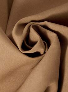 Pantalon décontracté à la mode, lâche et simple, de couleur marron, à jambe droite, convenant aux préadolescentes. Conception à plusieurs poches. Convient pour le printemps et l'automne. Vêtements quotidiens, de plein air, de fête et de campus