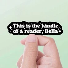 Reader Bella Sticker, Booktok, Twilight, Bookish Sticker, Kindle Sticker, For Water Bottles, Laptops, Phone Cases, Decor, Journaling, Scrapbooking - Pink - View 10