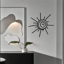 1 pieza Decoración colgante creativa con sol, decoración para el hogar para dormitorio, sala de estar, cumpleaños, ornamento de arte de pared, decoración de pared exterior - Regalo ideal para Día de Acción de Gracias, Día de San Valentín, Día del Padre, Graduación, Inauguración de casa, Cumpleaños