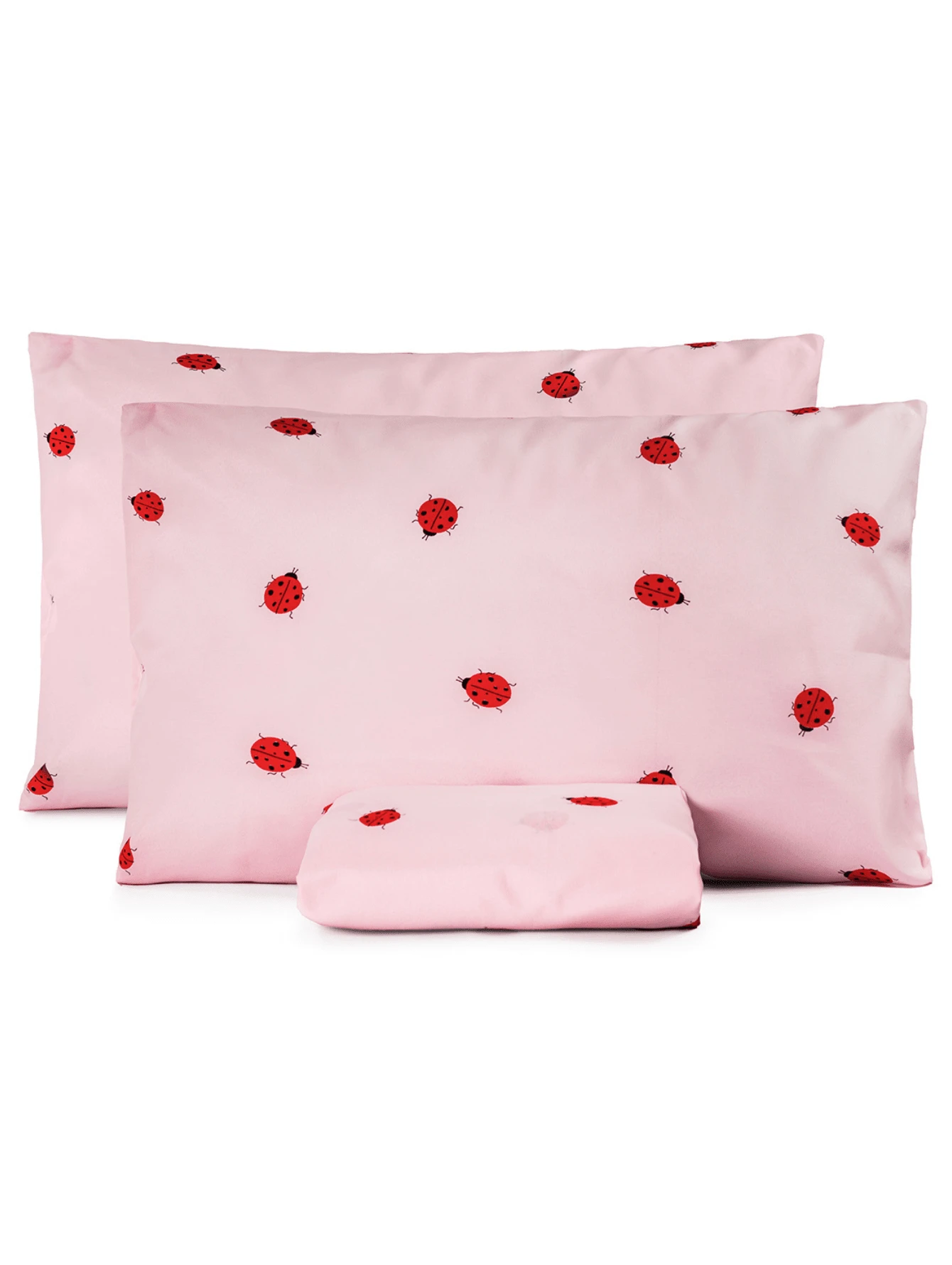 Standard Double Sheet Set Without Elastic With Minimalist Pillowcases 150 Thread Count - 3 Pieces - 瓢蟲 - 查看 1