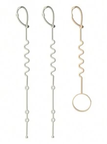 3 paquetes de correas de silicona para juguetes para bebés, cadenas de chupete de silicona elásticas, correas ajustables para biberones de bebé, se aplican a asiento de coche, juguetes de dentición, trona, accesorios de cochecito