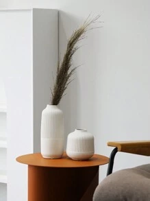 1pc Simple Plastic Vase For Home Decor, White Vase For Dried Flowers, Living Room, Office, Living Room, Home Decor (No Flowers) White Vase For Home Decor, Minimalist Style Modern Dried Flower Vase, Bohemian Home Decor, For Centerpiece Decorations Mantels Wedding Tables Parties Living Room Bedrooms Kitchens Offices Gifts Birthday Graduation