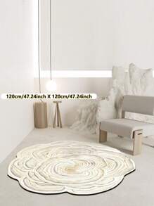 New [Exclusive Custom-Made] Champagne Rose Faux Wool Bedroom Rug - Bedside Rug, Soft Faux Wool Material, Exquisite Binding, Skin-Friendly, Non-Pilling, Water-Resistant Easy Care, Odorless, Non-Slip Bottom - Suitable For Home Decor, Room Decor, Living Room Rug, Bathroom Rug, Kitchen Rug, Area Rug, Hotel Decor - All Season Use. - Multicolor - View 13