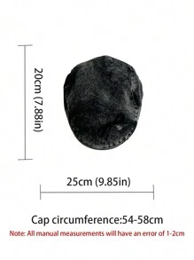 1 chiếc mũ bóng chày denim đã giặt có trang trí nơ, mũ họa sĩ phong cách Anh cổ điển, mũ lưỡi trai Unisex thường ngày mới, trang phục thời trang đường phố - Nhiều màu - Xem 6