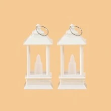 1/2/3 szt. Retro Mini Dekoracyjna Lampa Latarnia z Migoczącą Świecą LED, Dekoracyjna Mini Lampa Wiatrowa z Baterią, Dekoracja Stołu, Wystrój Domu, Wystrój Sypialni, Wisząca Lampa Nocna, Dekoracja Ścienna, Nadaje Się Na Wesele, Dekoracje Świąteczne, Świąteczna Lampa Latarnia