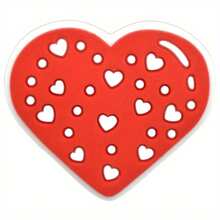 Set de 36 dijes con tema de San Valentín para decorar zapatos, adornos de PVC para bolsas de playa, accesorios de calzado, ideas de regalo para cumpleaños, Navidad, San Valentín, fiestas de Halloween