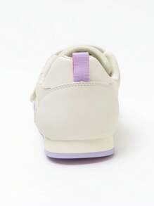 mini bala Kids' Breathable Mesh Sneakers, Lightweight Anti Slip Running Shoes For Boys And Girls - White Purple - View 3