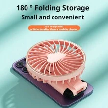 Quạt cầm tay Halter mới, Mini di động, Sạc qua USB, Thời gian chạy 7 giờ, Động cơ không chổi than êm ái, Siêu êm 30dB, 5 tốc độ gió, Thiết yếu cho gia đình, nhà bếp, phòng tắm, phòng ngủ, ban công, văn phòng, doanh nghiệp, cắm trại, trường học, thư viện, rạp chiếu phim, du lịch, ngoài trời, Nhiều màu sắc, Quà tặng hoàn hảo cho bé trai, bé gái, bạn trai, bạn gái, cặp đôi, chồng, vợ, Tốt nhất cho sinh nhật, ngày lễ tình nhân, lễ Phục sinh, kỳ nghỉ hè - Nhiều màu - Xem 8