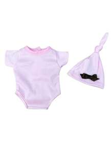 1 PC Fashion Baby Doll Clothes, Fit For 10-12 Inch Silicone Baby Reborn Dolls Handmade Baby Outfits, 6 Styles For Choose