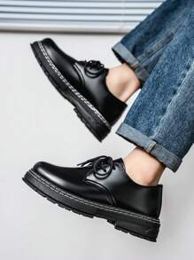 Scarpe sportive casual di grandi dimensioni adatte a tutte le stagioni per uomo, con suola spessa, rialzata, con decorazione a cuscino d'aria, scarpe da uomo di