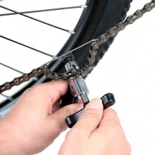 1pc Bicycle Chain Disassembly Tool Pliers Chain Breaker Chain Ruler Quick Release Buckle Magic Buckle Disassembly Pliers Tool - Black - View 2