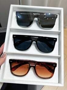 3 Pairs Unisex Fashion Fashion Glasses, Suitable For Beach, Outdoors, Traveling, Music Festivals, Beach Parties