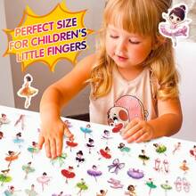 50 stuks levendige ballerina waterdichte vinyl stickers, kleurrijke graffiti stickers voor scrapbooking, dagboek, laptop, bumper, telefoon, cartoon, skateboard, waterfles, bouwvakker, auto stickers en stickers, koffers - veelzijdige decoratie, balletschoenen