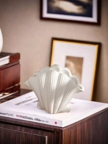 1 件扇贝形家居装饰品、房间装饰、书桌展示、卧室、客厅 - 白色 - 查看 1