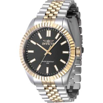 Invicta Invicta 47483 Men's Specialty Black Dial Bracelet Quartz Watch