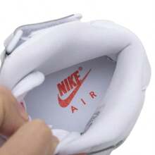 Nike Zapatillas deportivas casuales ligeras de media caña AIR FORCE 1 MID EASYON (GS) FN1193-106 - blanco/rojo oscuro claro - Ver 6