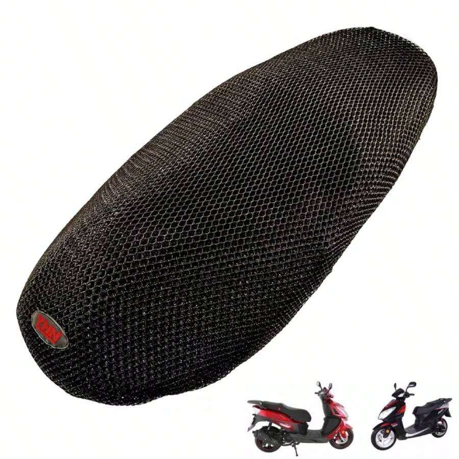 Funda Cubre Asiento Moto Italika Motonetas Gs150 - Negro - Ver 1