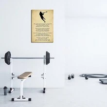 Lords Prayer Wall Art Lacrosse Poster Framed Sports Quotes Wall Decor Vintage Canvas Art Painting Lord Prayer Picture For Boy Room Framed - Black and White - View 5