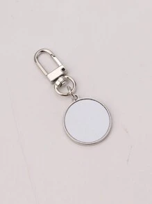 1 Piece Set, Personalized Customized Heat Transfer Keychain. Suitable For Daily Life, Holiday Gatherings, And Customized Weddings. Can Be Used As A Birthday Gift, Graduation Gift, Valentine'S Day Gift, Mother'S Day Gift. Can Be Used To Match Keys And Bags. It Is Made Of High-Quality Metal Material, Shining With A Charming Golden Luster.